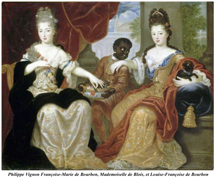 Philippe Vignon Francoise-Marie de Bourbon, Mademoiselle de Blois, et Louise-Francoise de Bourbon